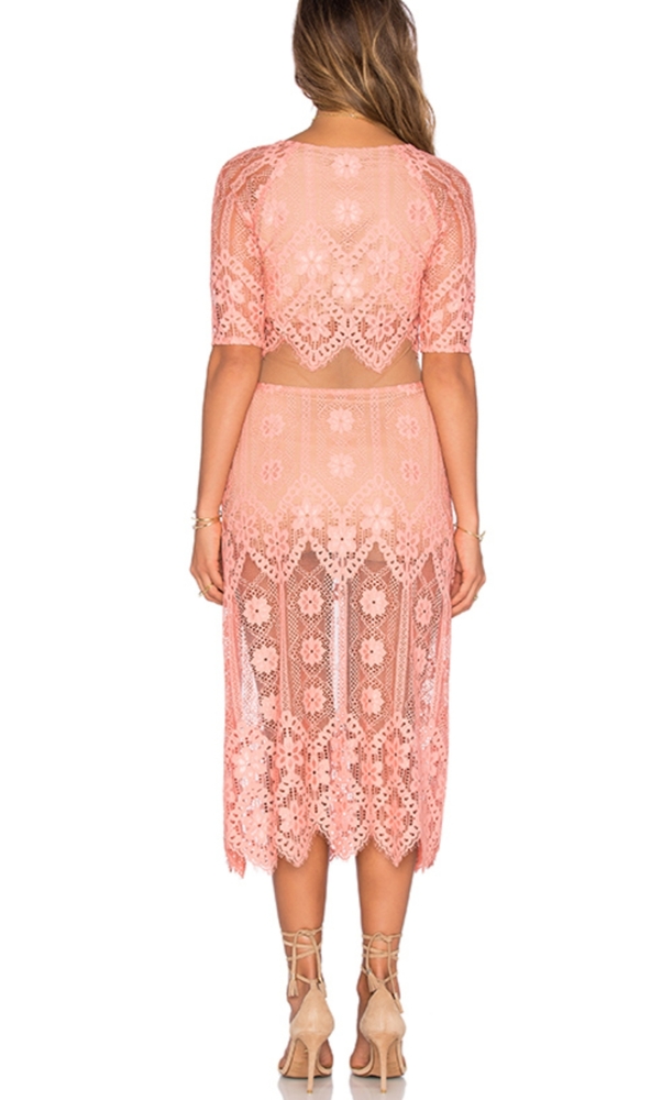 PRICE DROP!! 💥💥🌤️🌤️For Love And Lemons Midi Illusion Dress (S) - Picture 10 of 16